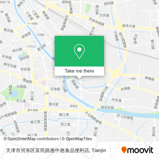 天津市河东区富民路惠中惠食品便利店 map