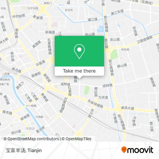 宝富羊汤 map