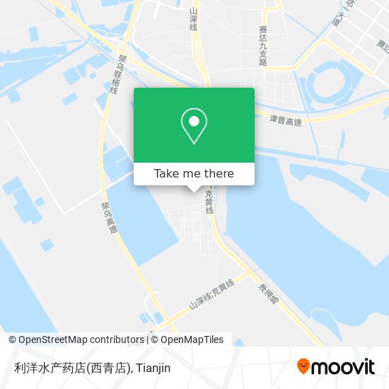 利洋水产药店(西青店) map