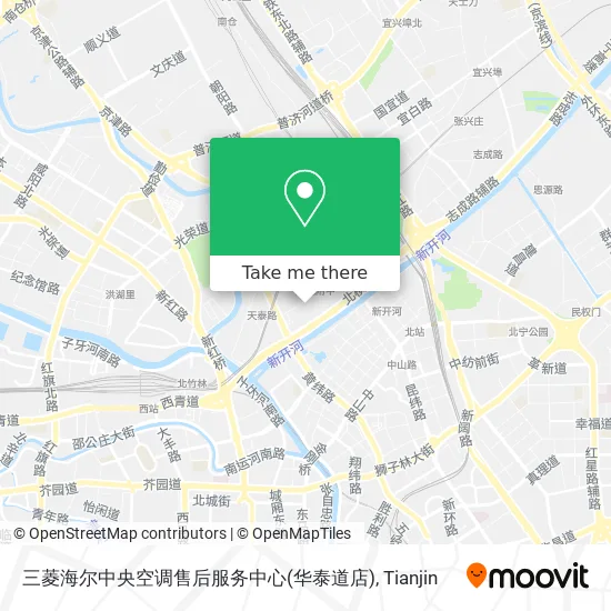 三菱海尔中央空调售后服务中心(华泰道店) map