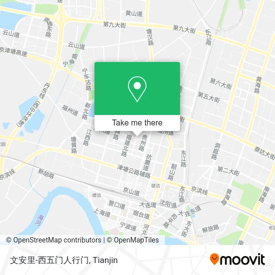 文安里-西五门人行门 map