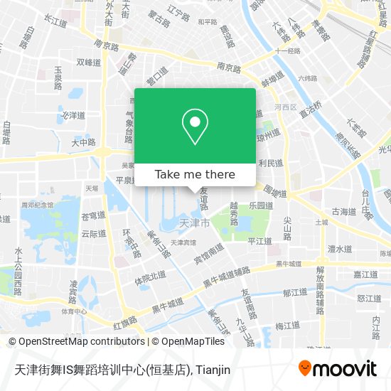 天津街舞IS舞蹈培训中心(恒基店) map