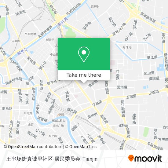 王串场街真诚里社区-居民委员会 map