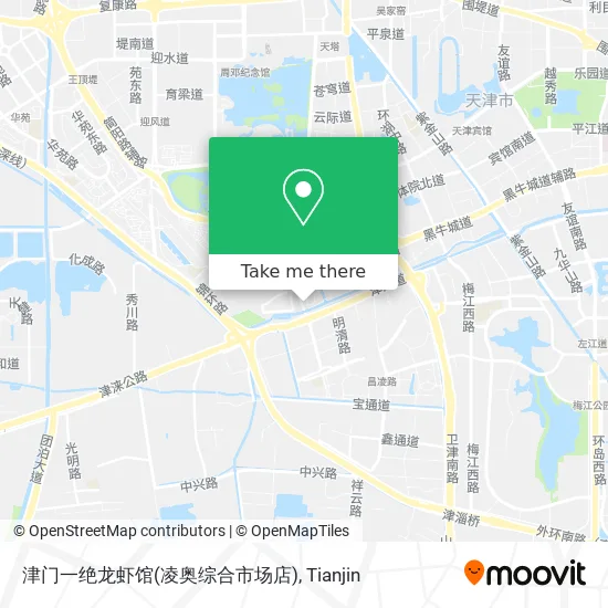 津门一绝龙虾馆(凌奥综合市场店) map