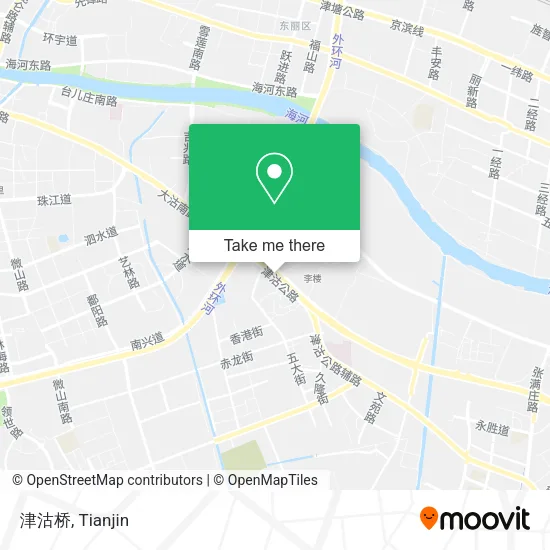 津沽桥 map