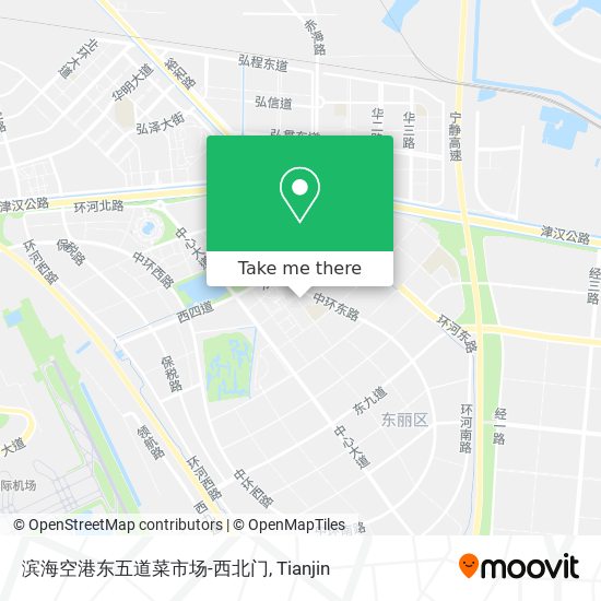 滨海空港东五道菜市场-西北门 map