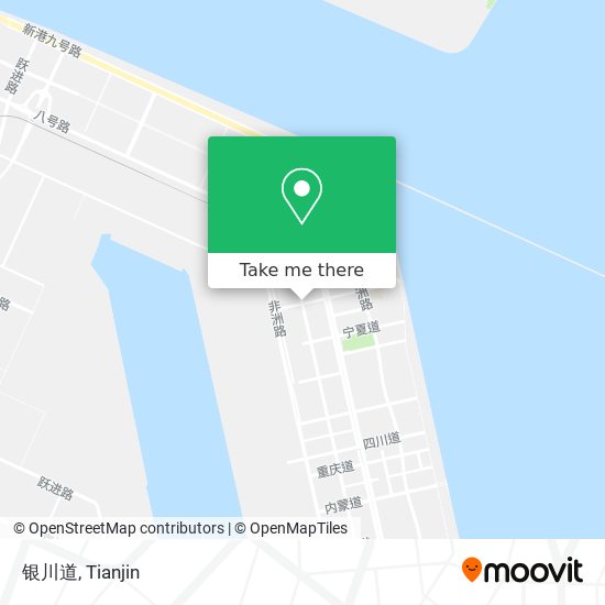 银川道 map