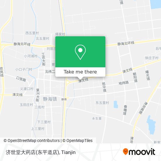济世堂大药店(东平道店) map