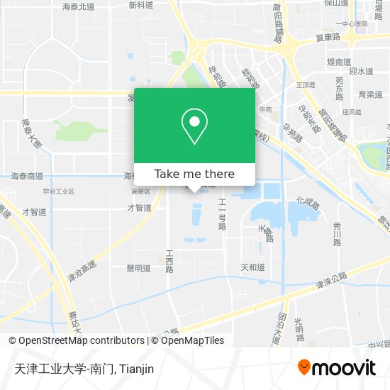 天津工业大学-南门 map