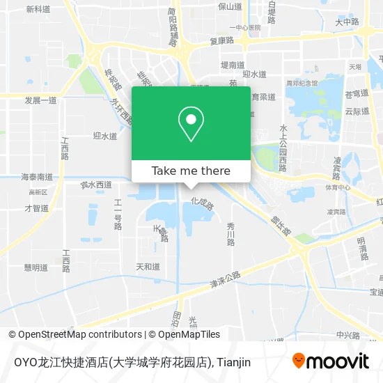 OYO龙江快捷酒店(大学城学府花园店) map