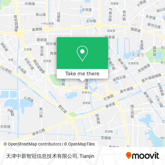 天津中新智冠信息技术有限公司 map