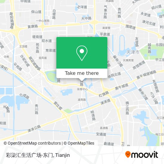 彩柒汇生活广场-东门 map