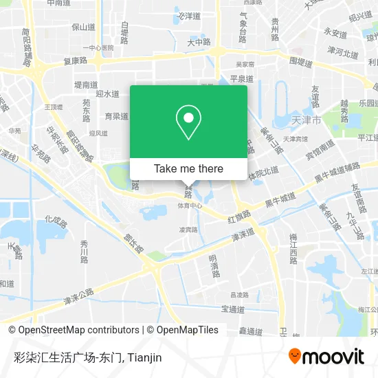 彩柒汇生活广场-东门 map