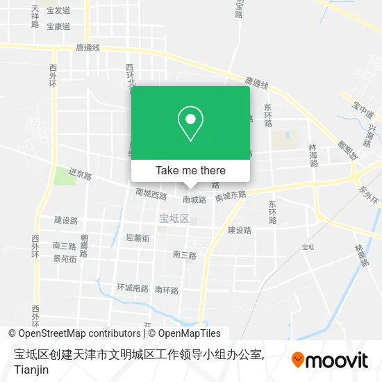 宝坻区创建天津市文明城区工作领导小组办公室 map
