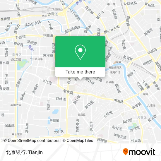 北京银行 map