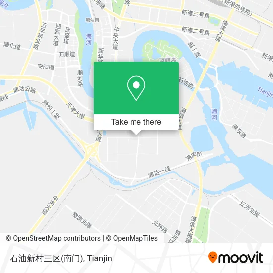 石油新村三区(南门) map