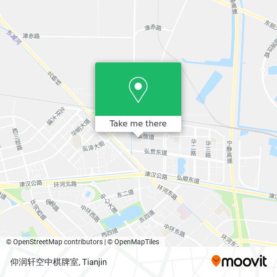 仰润轩空中棋牌室 map