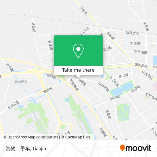 浩物二手车 map