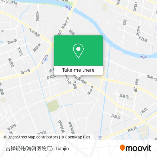 吉祥馄饨(海河医院店) map