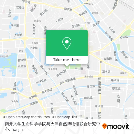 南开大学生命科学学院与天津自然博物馆联合研究中心 map