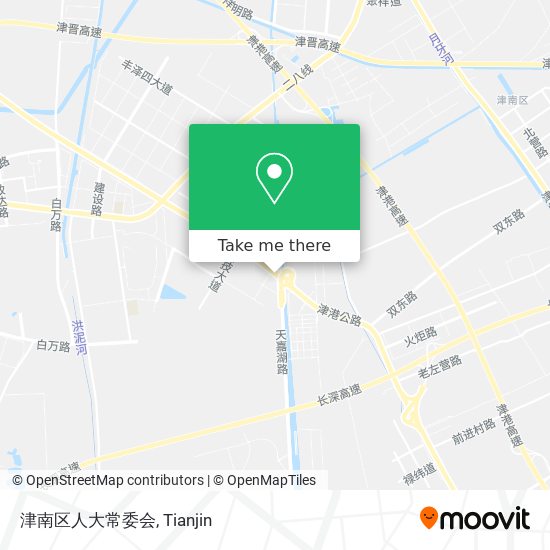 津南区人大常委会 map