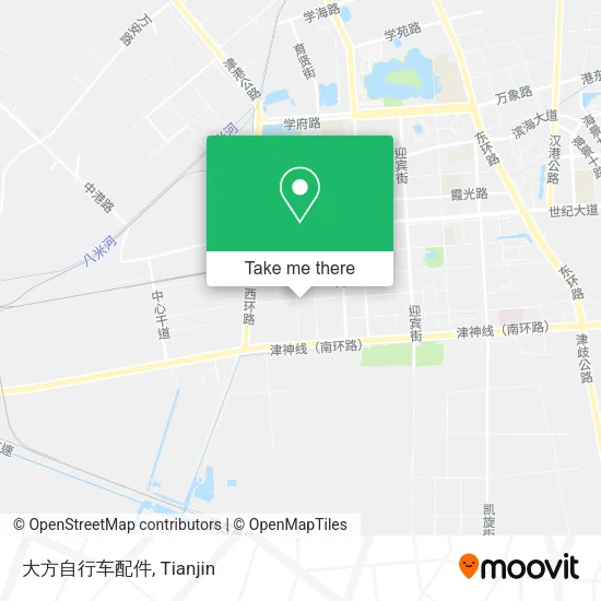 大方自行车配件 map