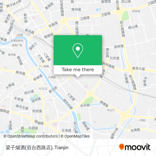 梁子烟酒(后台西路店) map