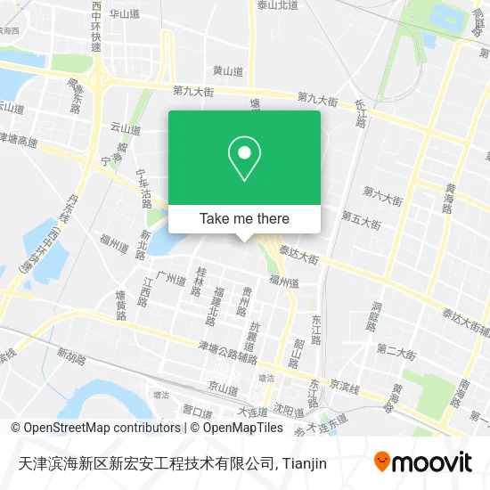天津滨海新区新宏安工程技术有限公司 map