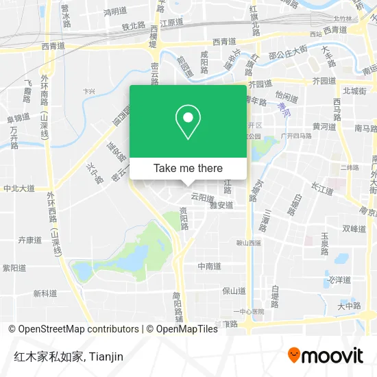 红木家私如家 map