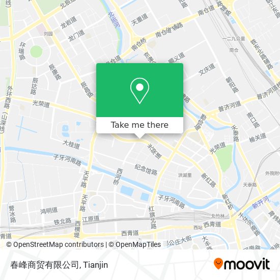 春峰商贸有限公司 map