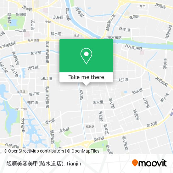 靓颜美容美甲(陵水道店) map