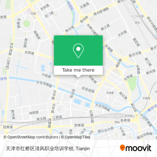 天津市红桥区清风职业培训学校 map
