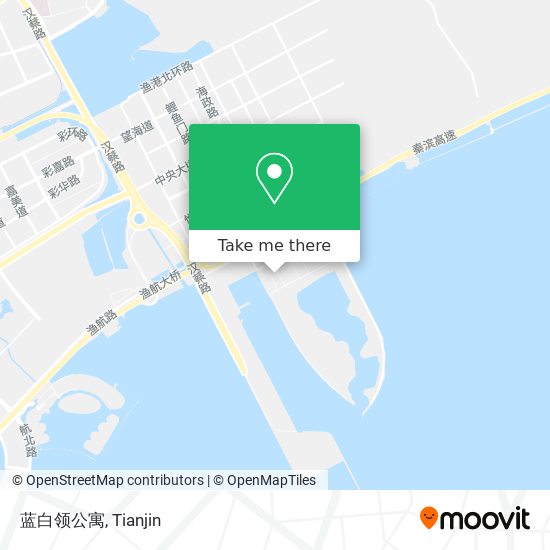 蓝白领公寓 map