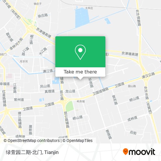 绿萱园二期-北门 map