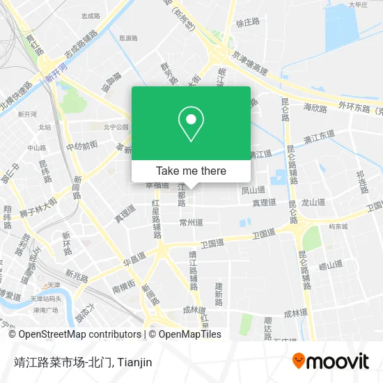 靖江路菜市场-北门 map