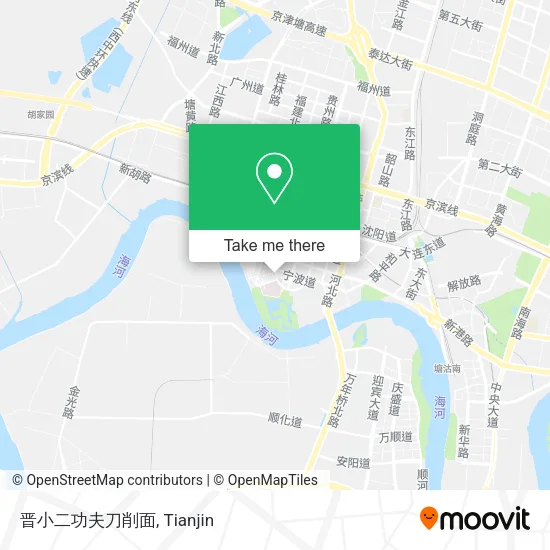 晋小二功夫刀削面 map