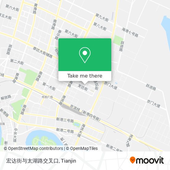 宏达街与太湖路交叉口 map