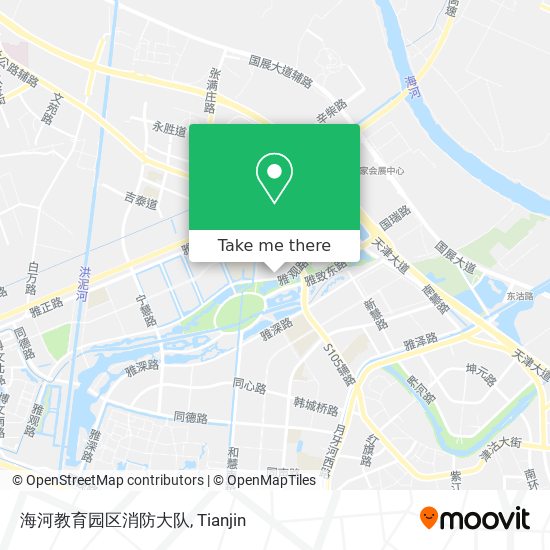 海河教育园区消防大队 map