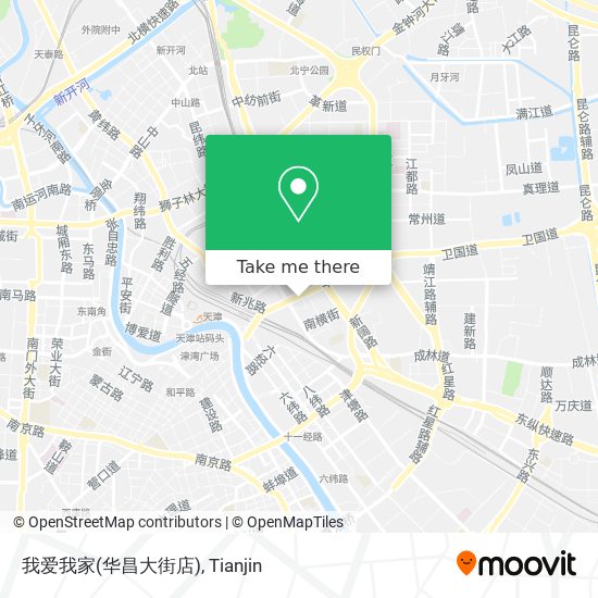 我爱我家(华昌大街店) map
