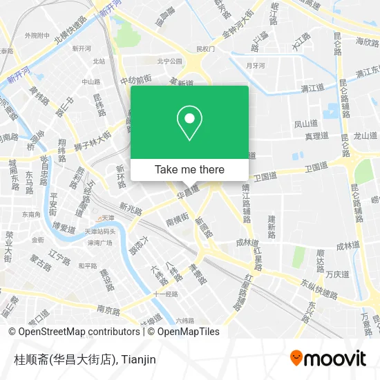 桂顺斋(华昌大街店) map