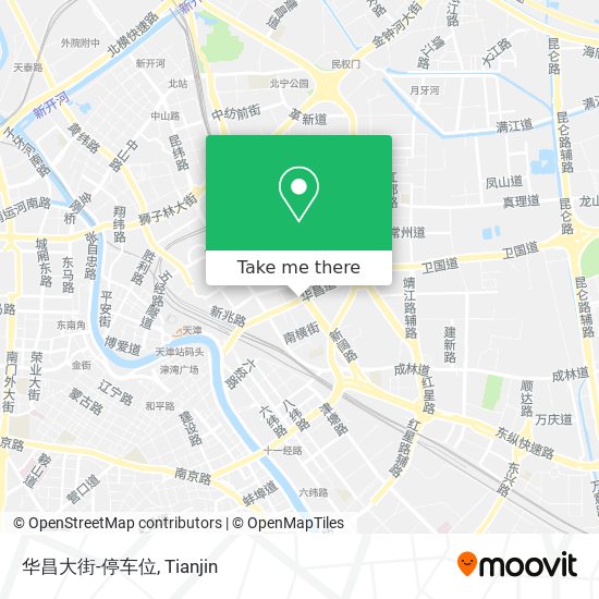 华昌大街-停车位 map