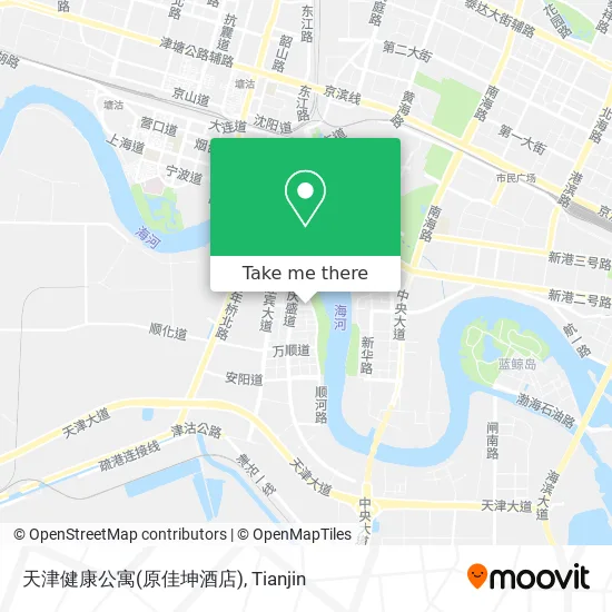 天津健康公寓(原佳坤酒店) map