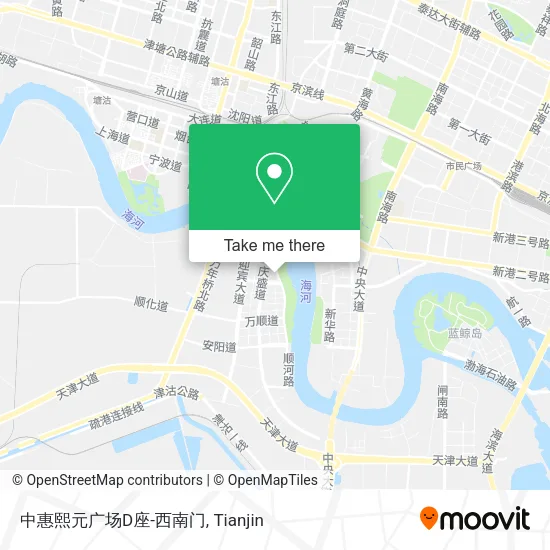 中惠熙元广场D座-西南门 map
