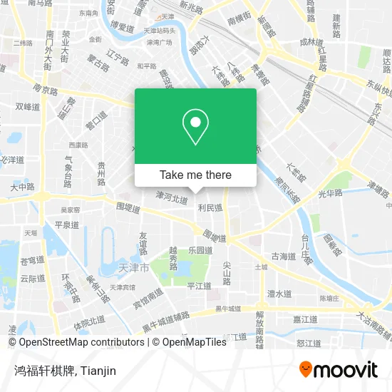 鸿福轩棋牌 map