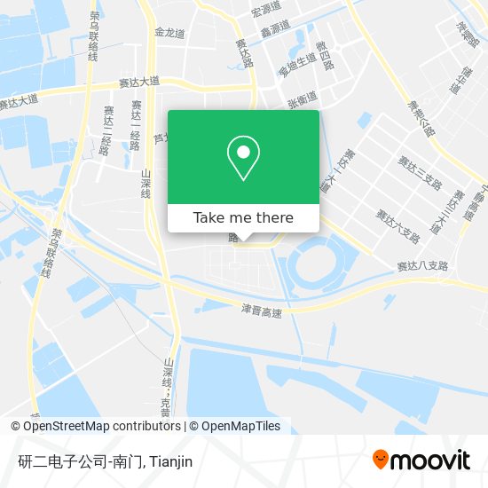 研二电子公司-南门 map