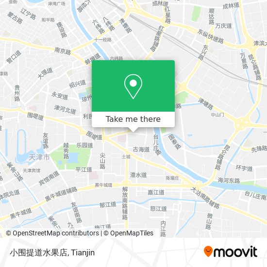 小围提道水果店 map