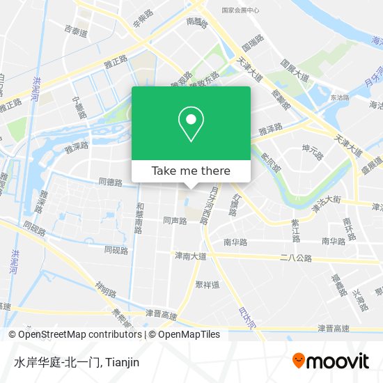 水岸华庭-北一门 map
