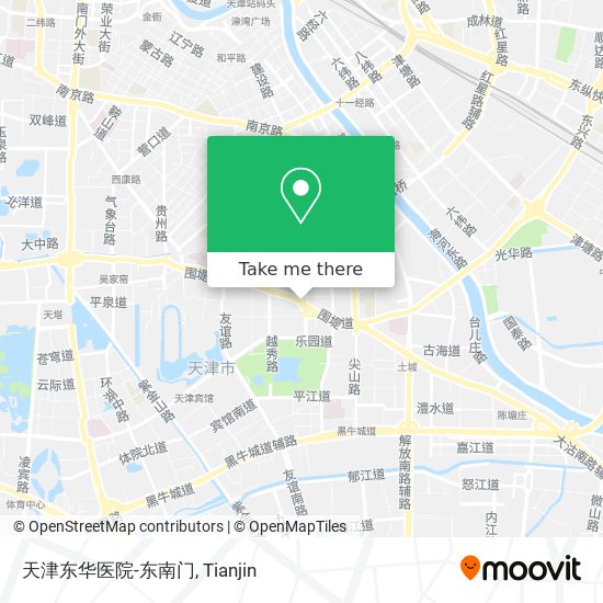 天津东华医院-东南门 map