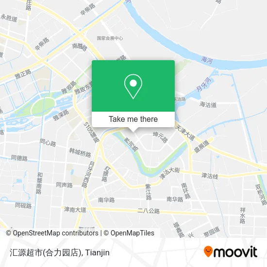 汇源超市(合力园店) map