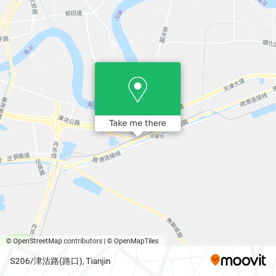 S206/津沽路(路口) map